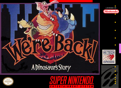 WE'RE BACK: A DINOSAUR STORY  - SNES (W/BOX & MANUAL)