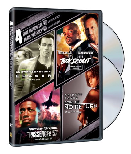 ERASER/ LAST BOY SCOUT/ PASSENGER 57/ PO - DVD-4 FILM FAVOURITES-EXTREME ACTION