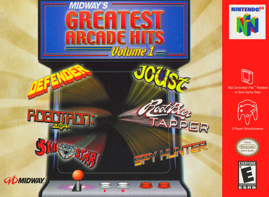 MIDWAY'S GREATEST ARCADE HITS VOL. 1  - N64