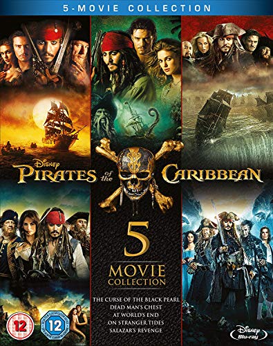 PIRATES OF THE CARIBBEAN 1-5 BOXSET [BLU-RAY]