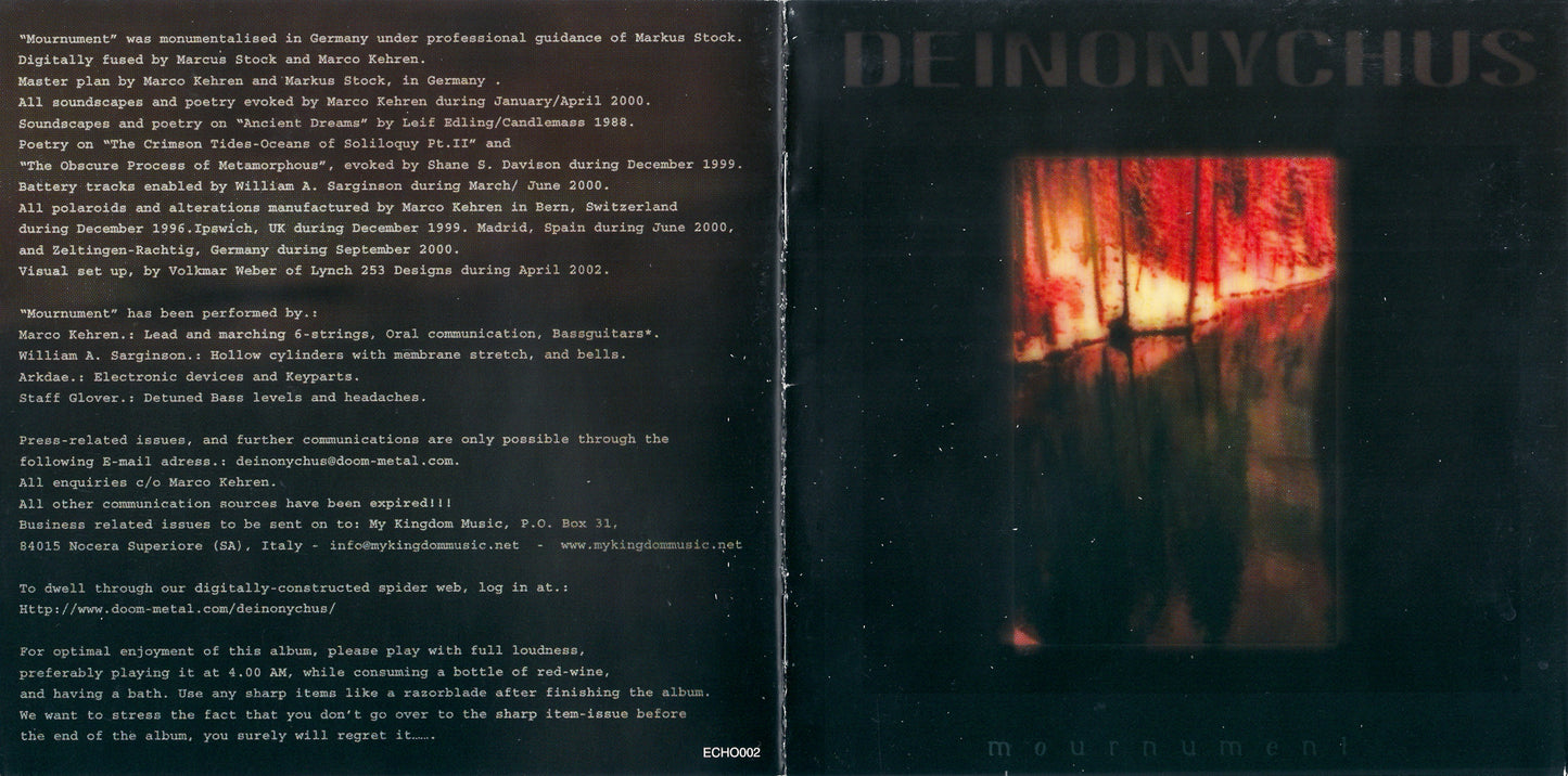 DEINONYCHUS  - MOURNUMENT