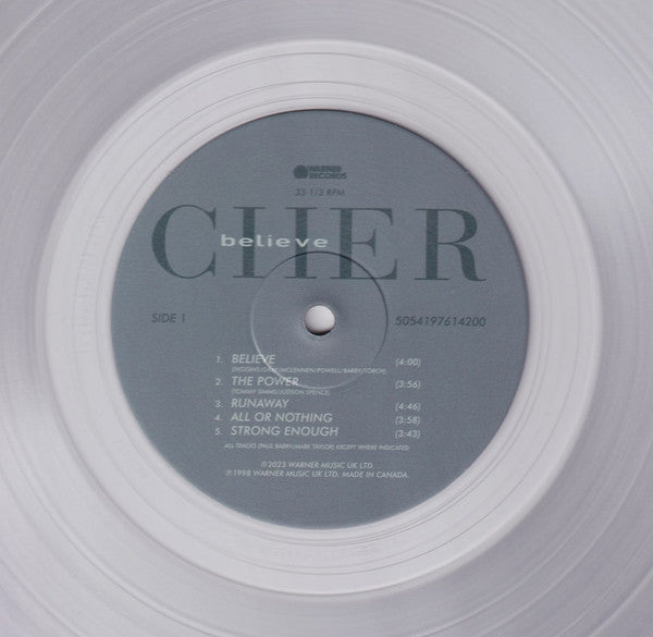 Cher - Believe (25th Anniversary) (Sealed) (Clear/Blue) (Used LP)