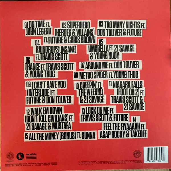Metro Boomin - Heroes & Villains (Used LP)