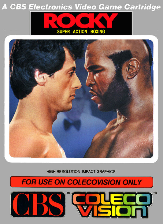 ROCKY SUPER ACTION BOXING  - COLECO
