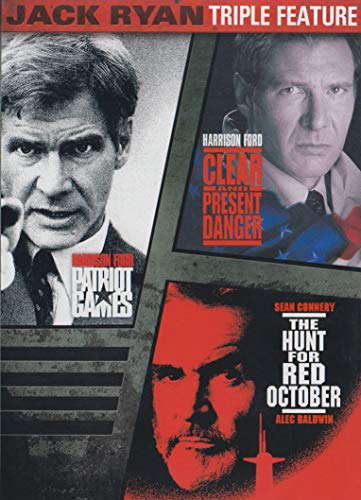 PATRIOT GAMES/CLEAR & PRESENT DANGER/HUN - DVD-JACK RYAN TRIPLE FEATURE