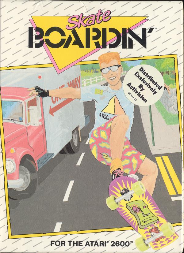 SKATE BOARDIN': A RADICAL ADVENTURE  - ATARI2600