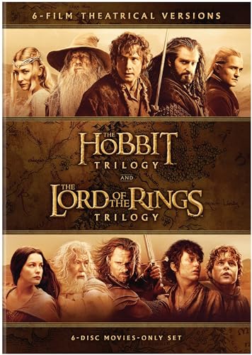 MIDDLE-EARTH COLLECTION - DVD-THEATRICAL HOBBIT & LOTR (6 DISC)