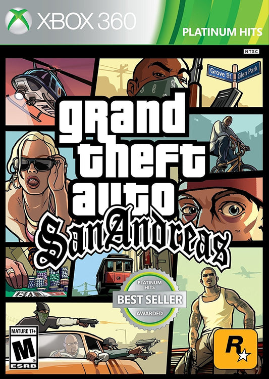 GRAND THEFT AUTO: SAN ANDREAS (PLATINUM  - XBX360