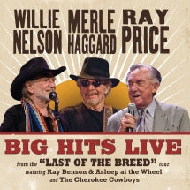 WILLIE NELSON & MERLE HAGGARD & RAY PRICE - BIG HITS LIVE FROM THE LAST OF THE BREED TOUR [LP]