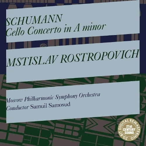 MSTISLAV ROSTROPOVISH - SCHUMANN CELLO CONCERTO IN A MINOR OP.129 / SAINT-SAENS CELLO CONCERTO NO.1 IN A MINOR OP. [CD]