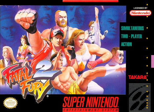 FATAL FURY  - SNES (W/BOX & MANUAL)