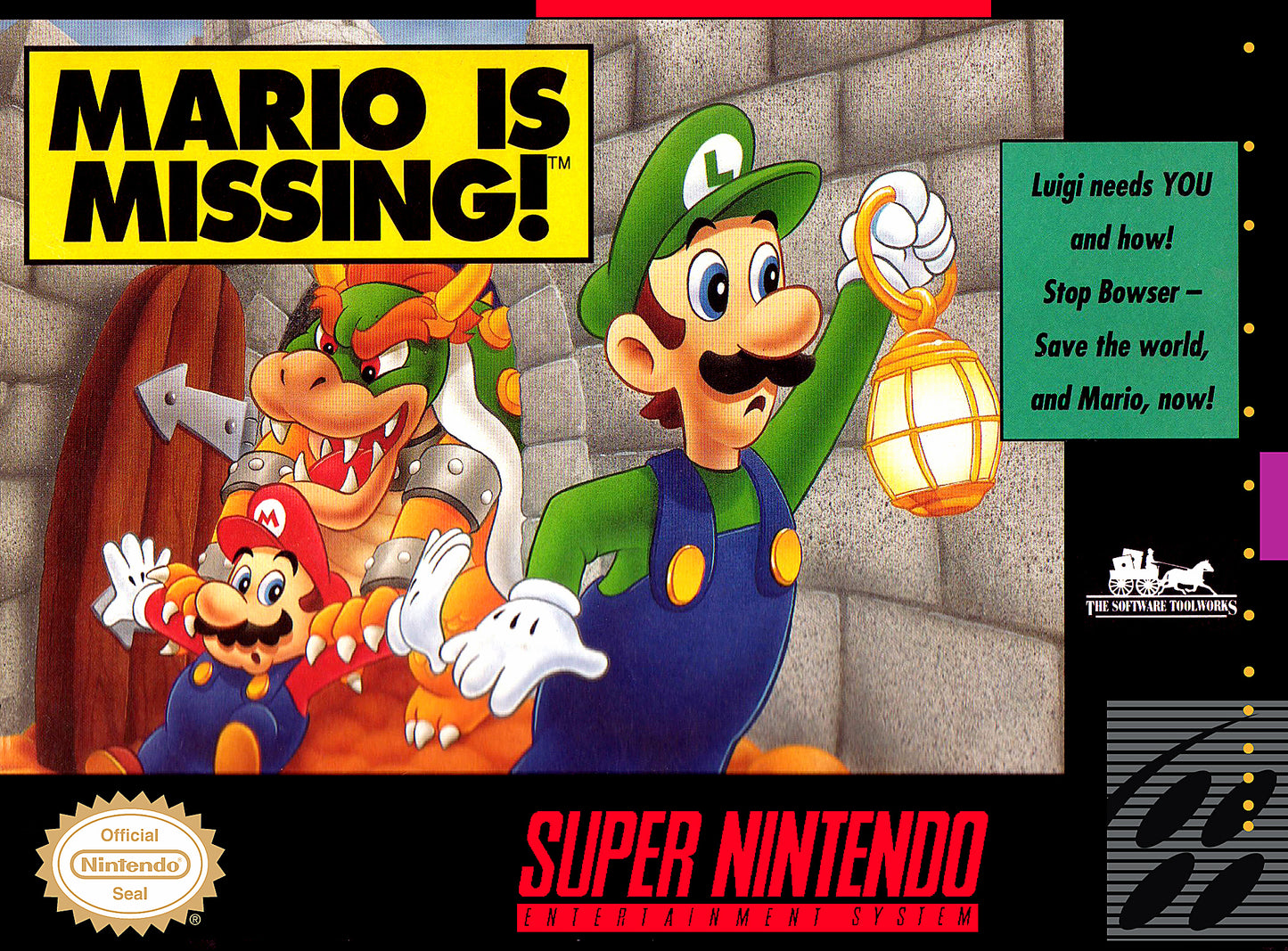 MARIO IS MISSING  - SNES