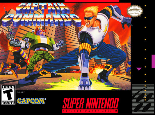 CAPTAIN COMMANDO  - SNES (W/BOX)