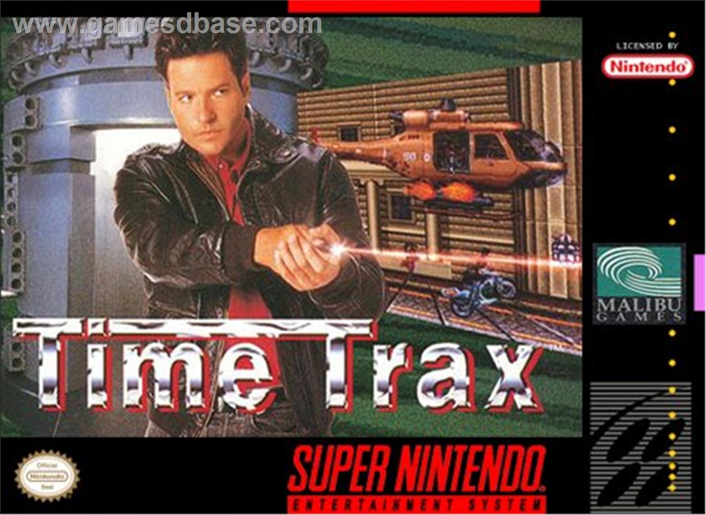 TIME TRAX  - SNES (W/BOX & MANUAL)