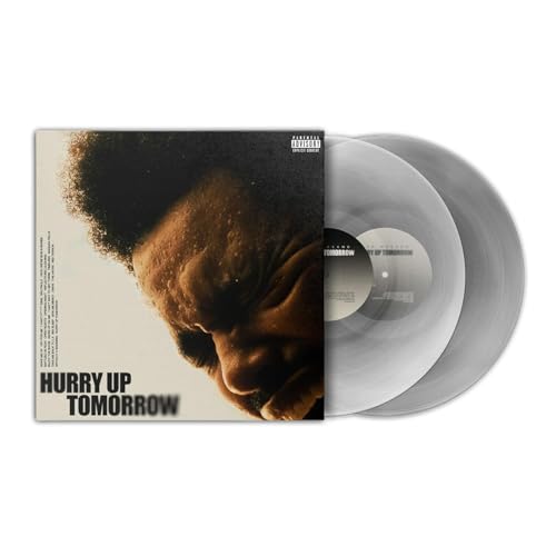 THE WEEKND - HURRY UP TOMORROW CLEAR VINYL 2LP ALBUM WITH SIGNED ART CARD