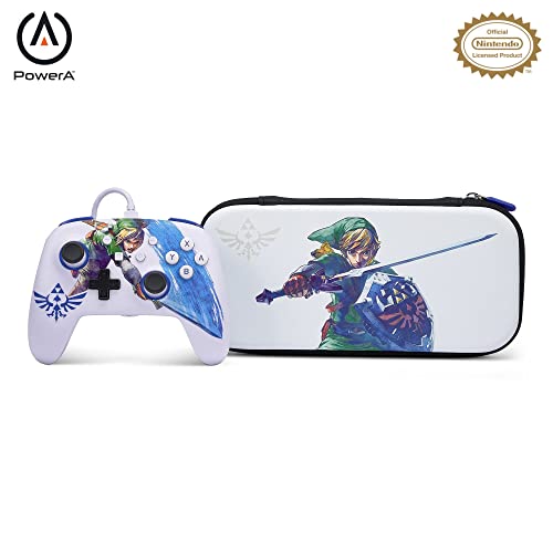 NINTENDO SWITCH WIRED CONTROLLER - SWITCH-LEGEND OF ZELDA CONTROLLER & CASE