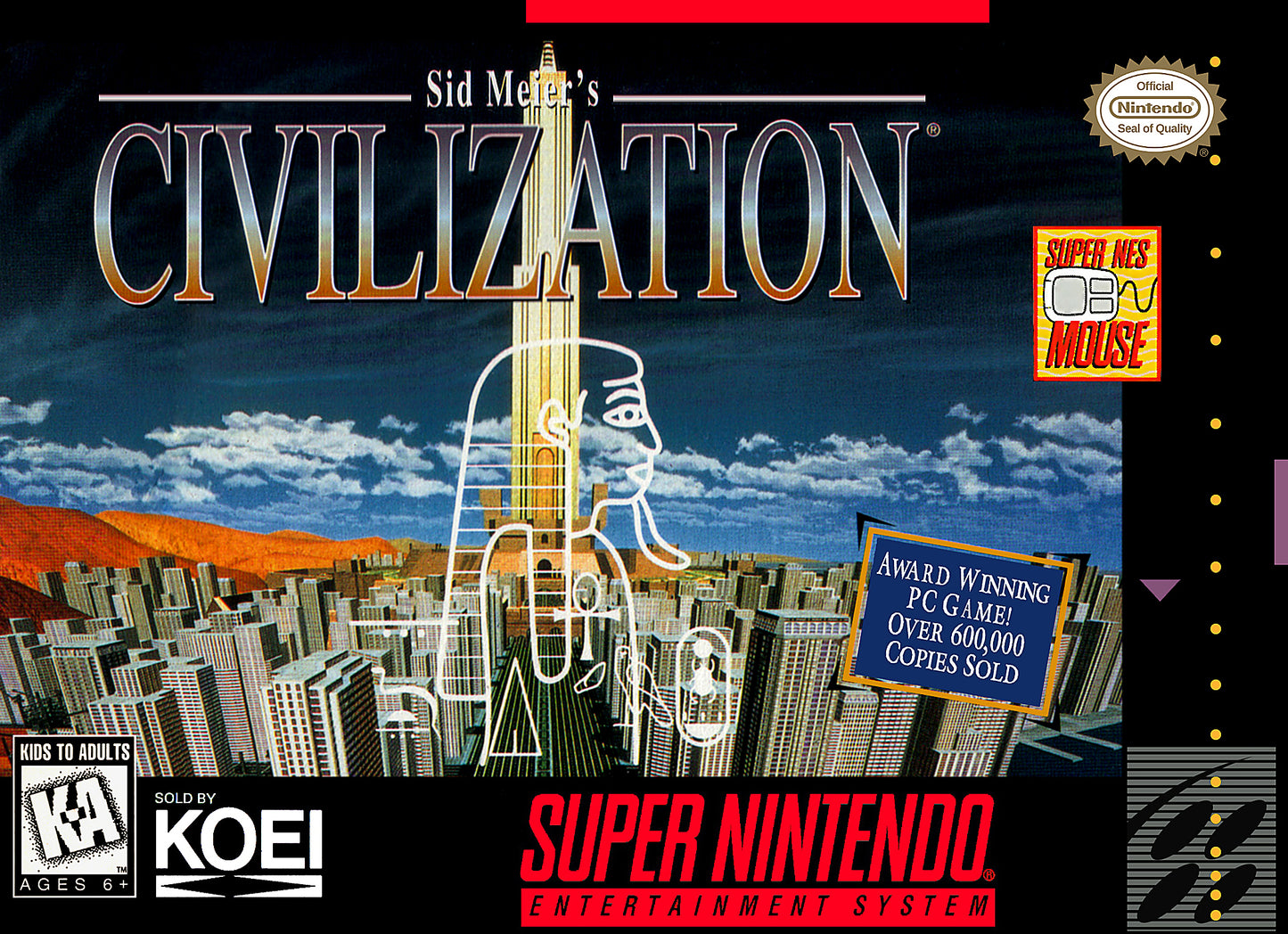 SID MEIER'S CIVILIZATION  - SNES
