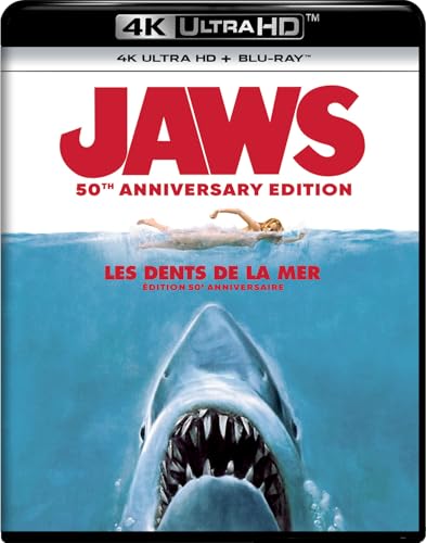 JAWS - 50TH ANNIVERSARY EDITION 4K ULTRA HD + BLU-RAY (BILINGUAL)