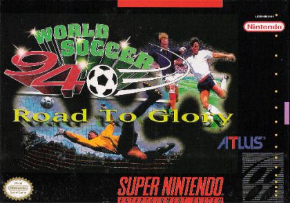 WORLD SOCCER 94: ROAD TO GLORY  - SNES (W/BOX & MANUAL)