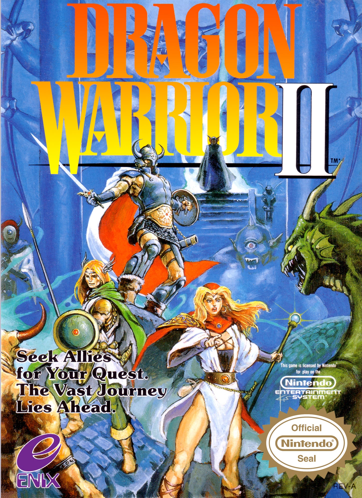 DRAGON WARRIOR II  - NES