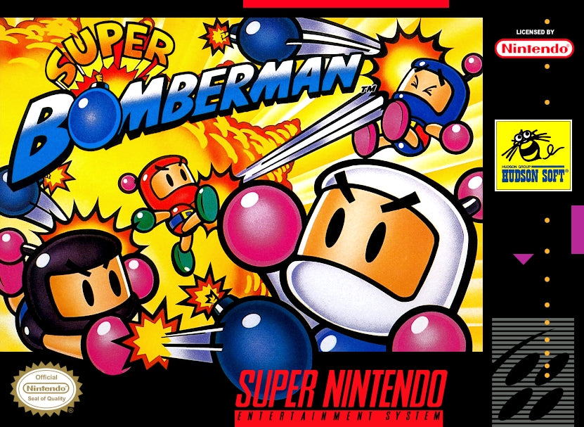 SUPER BOMBERMAN PARTY PACK (W/MULTITAP)  - SNES (W/BOX)