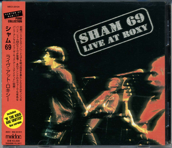 SHAM 69  - LIVE AT THE ROXY
