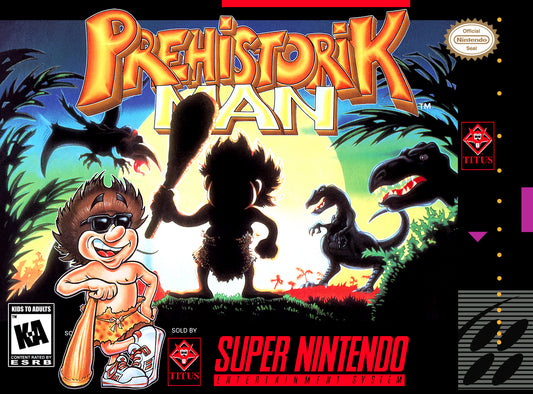 PREHISTORIK MAN  - SNES (W/BOX)