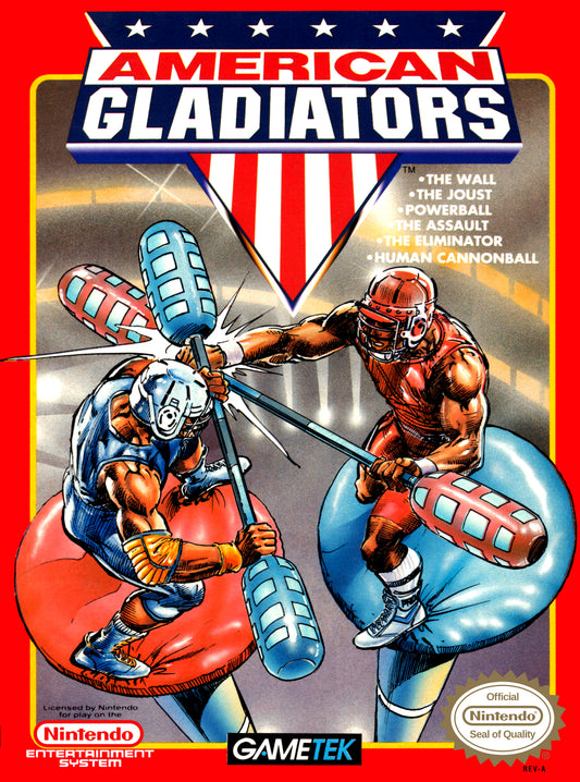 AMERICAN GLADIATORS  - NES
