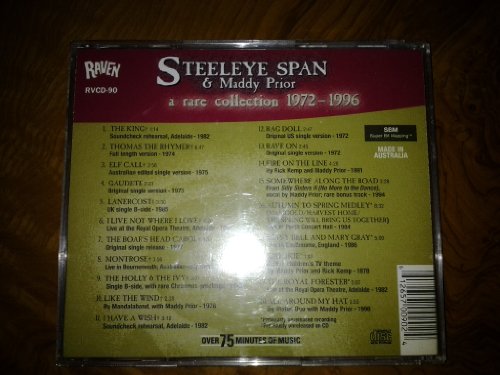 STEELEYE SPAN & MADDY PRIOR - A RARE COLLECTION 1972-96