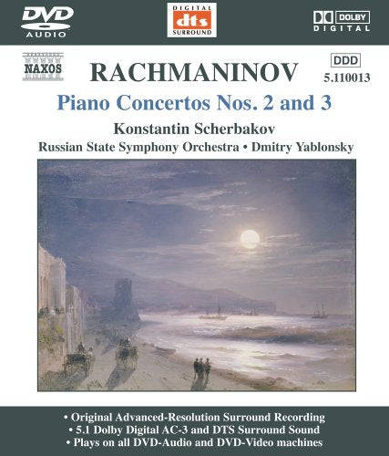 RACHMANINOV  - DVD-PIANO CONCERTOS 2 & 3 [AUDIO ONLY]