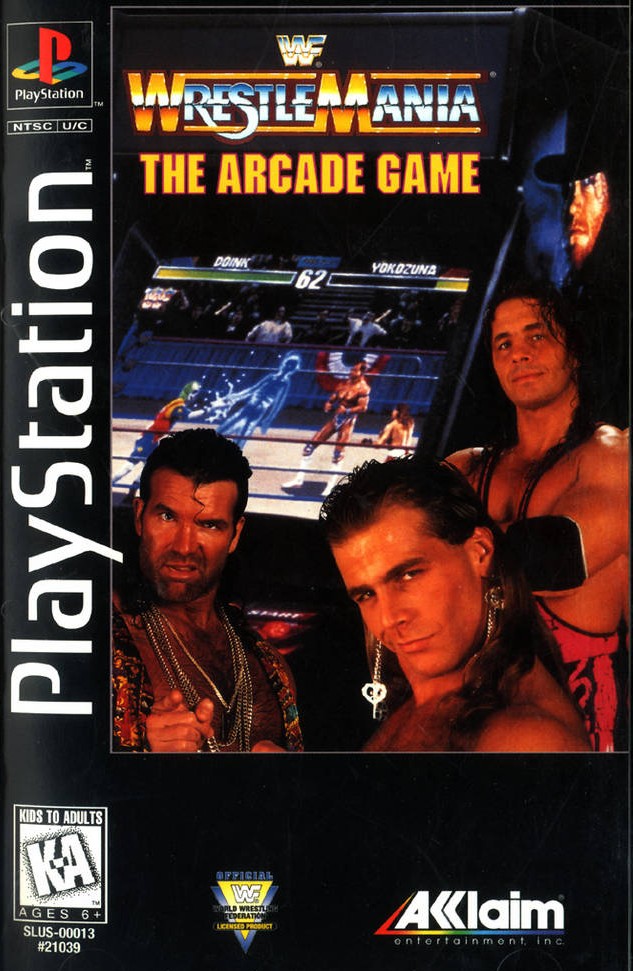 WWF WRESTLEMANIA: THE ARCADE GAME (LONGB  - PS1
