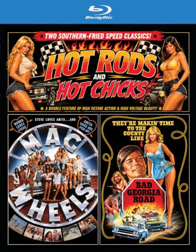 HOT RODS & HOT CHICKS DOUBLE FEATURE (BAD GEORGIA ROAD & MAG WHEELS) [BLU-RAY/DVD]