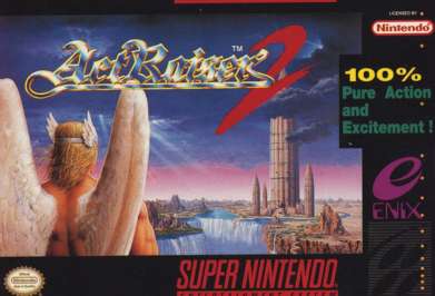 ACTRAISER  - SNES (W/BOX & MANUAL)