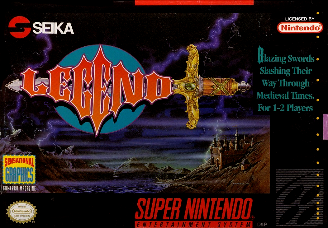 LEGEND  - SNES (W/BOX & MANUAL)