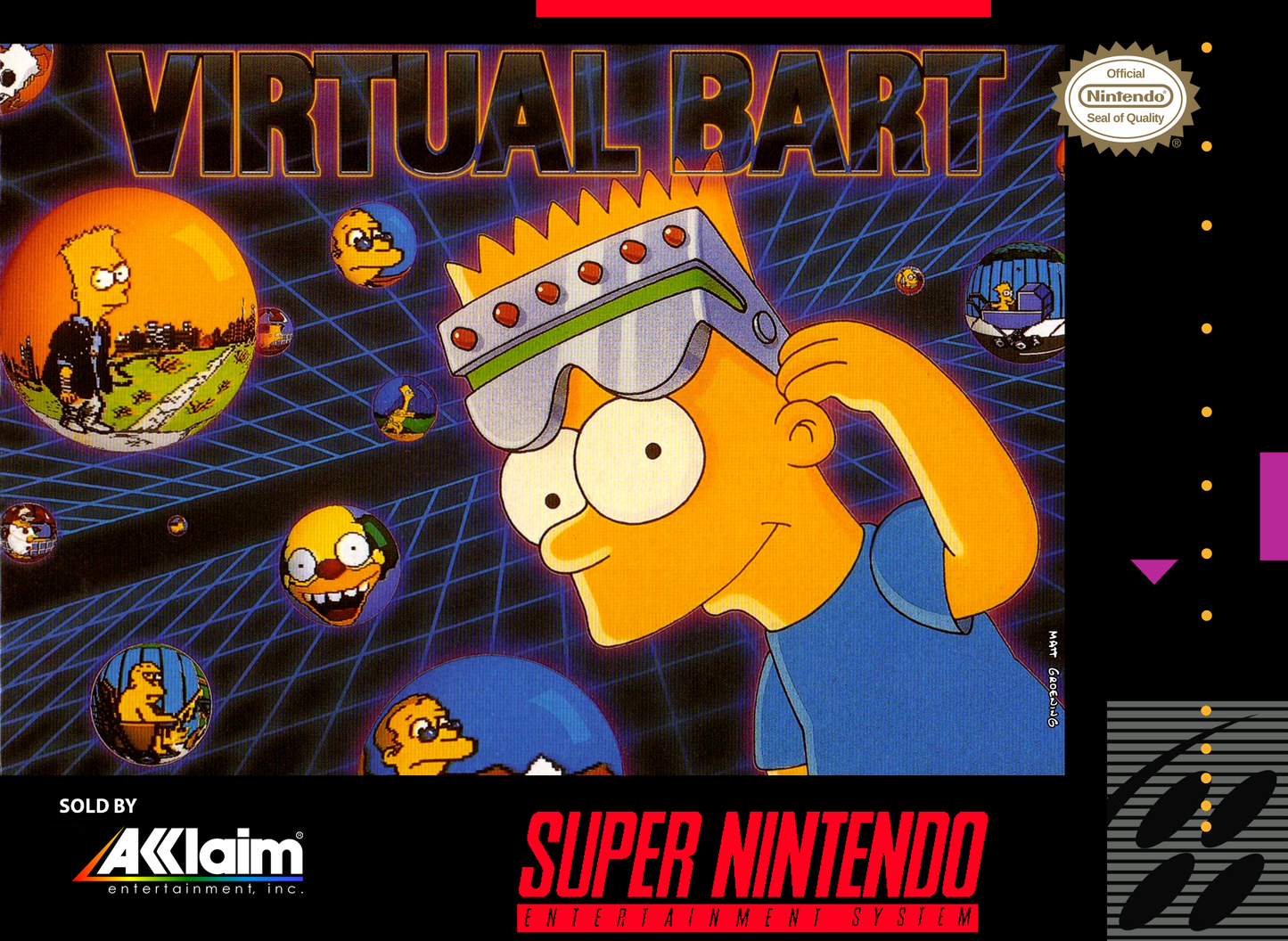 VIRTUAL BART  - SNES