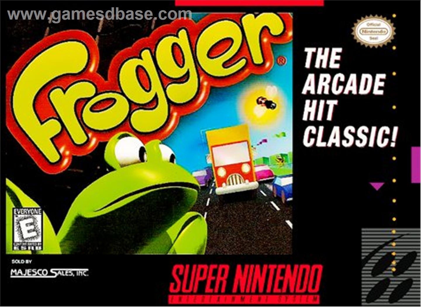 FROGGER  - SNES (W/BOX & MANUAL)