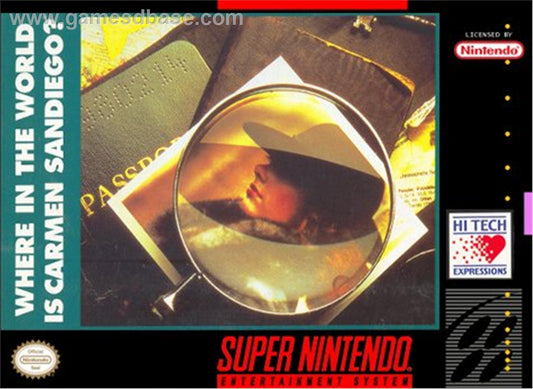 WHERE IN THE WORLD IS CARMEN SANDIEGO  - SNES