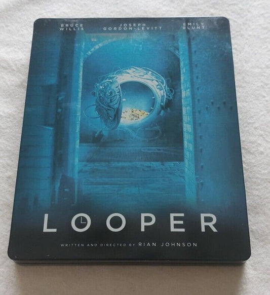 LOOPER (MOVIE)  - BLU-STEELBOOK (BLUE DOOR COVER)
