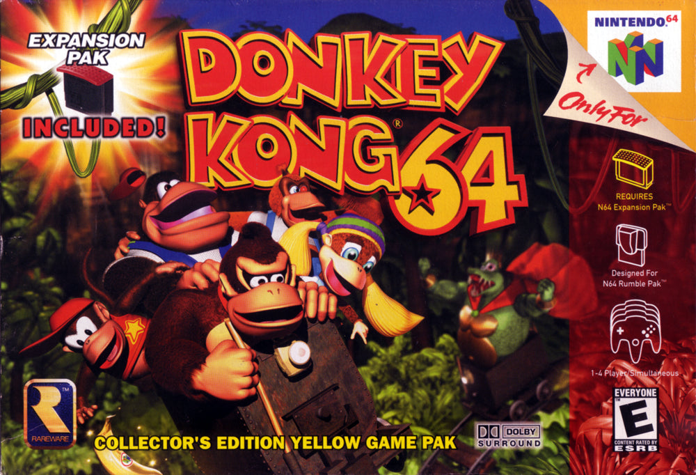 DONKEY KONG 64 (GREY CART)  - N64