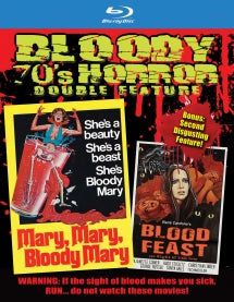 BLOODY 70'S HORROR DOUBLE FEATURE: MARY, MARY, BLOODY MARY + RENé CARDONA'S BLOOD FEAST [BLU-RAY/DVD]