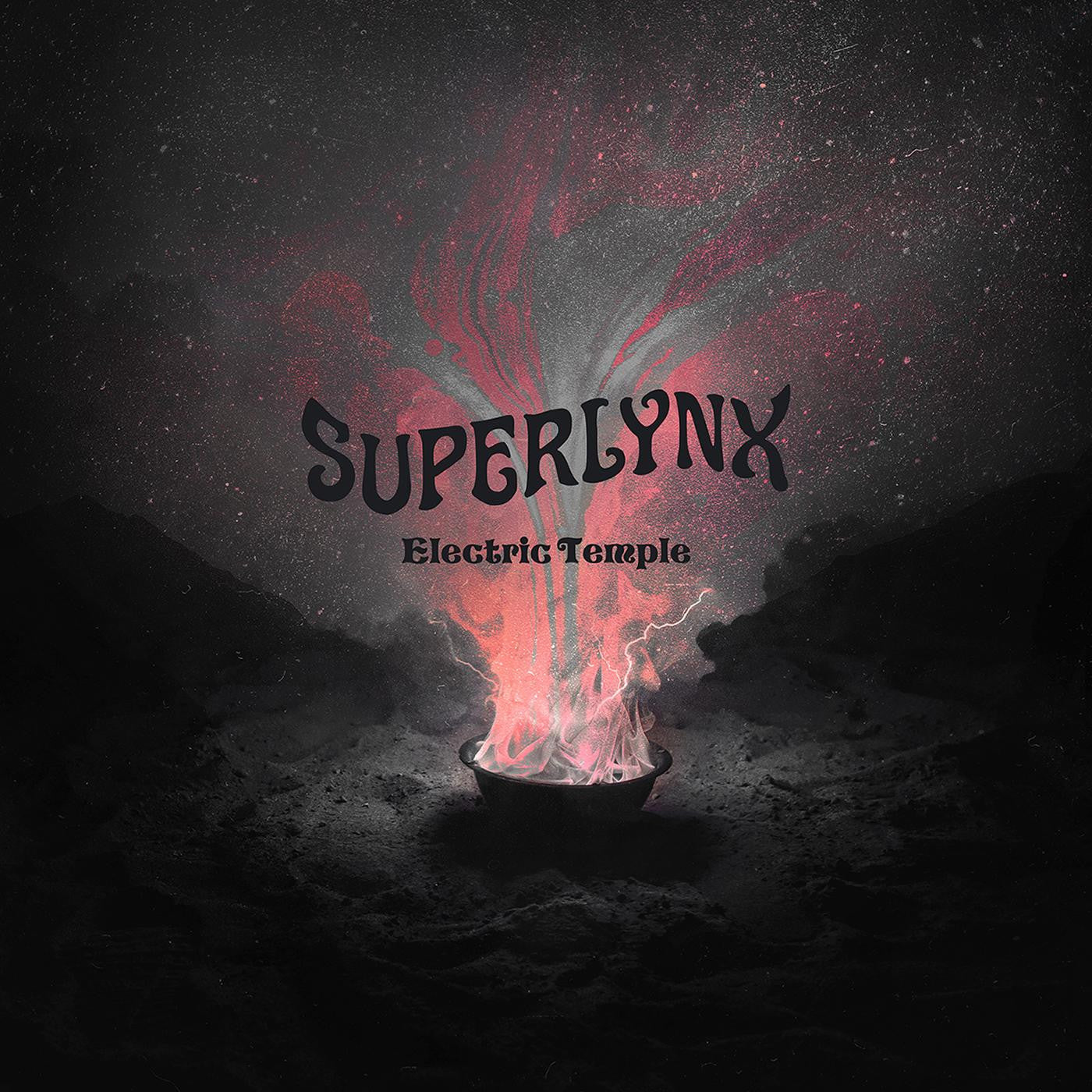 SUPERLYNX - ELECTRIC TEMPLE (BLACK WITH WHITE SPLATTER VINYL)