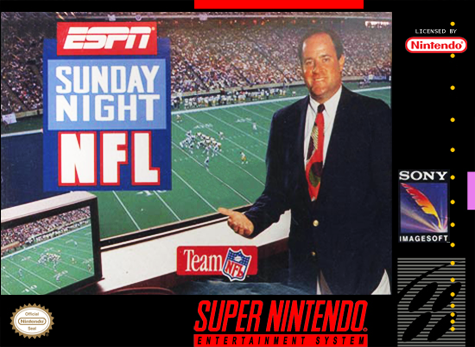 ESPN SUNDAY NIGHT NFL  - SNES (W/BOX)