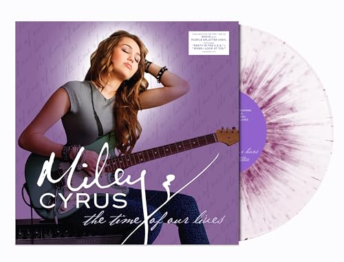 MILEY CYRUS - THE TIME OF OUR LIVES [WHITE/PURPLE SPLATTER 12" EP] (VINYL)