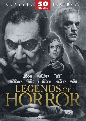 LEGENDS OF HORROR - DVD-CLASSIC FEATURES-50 MOVIES
