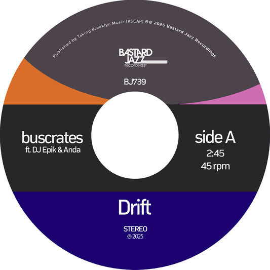 BUSCRATES - DRIFT / SERENITY (TRANSPARENT VINYL)
