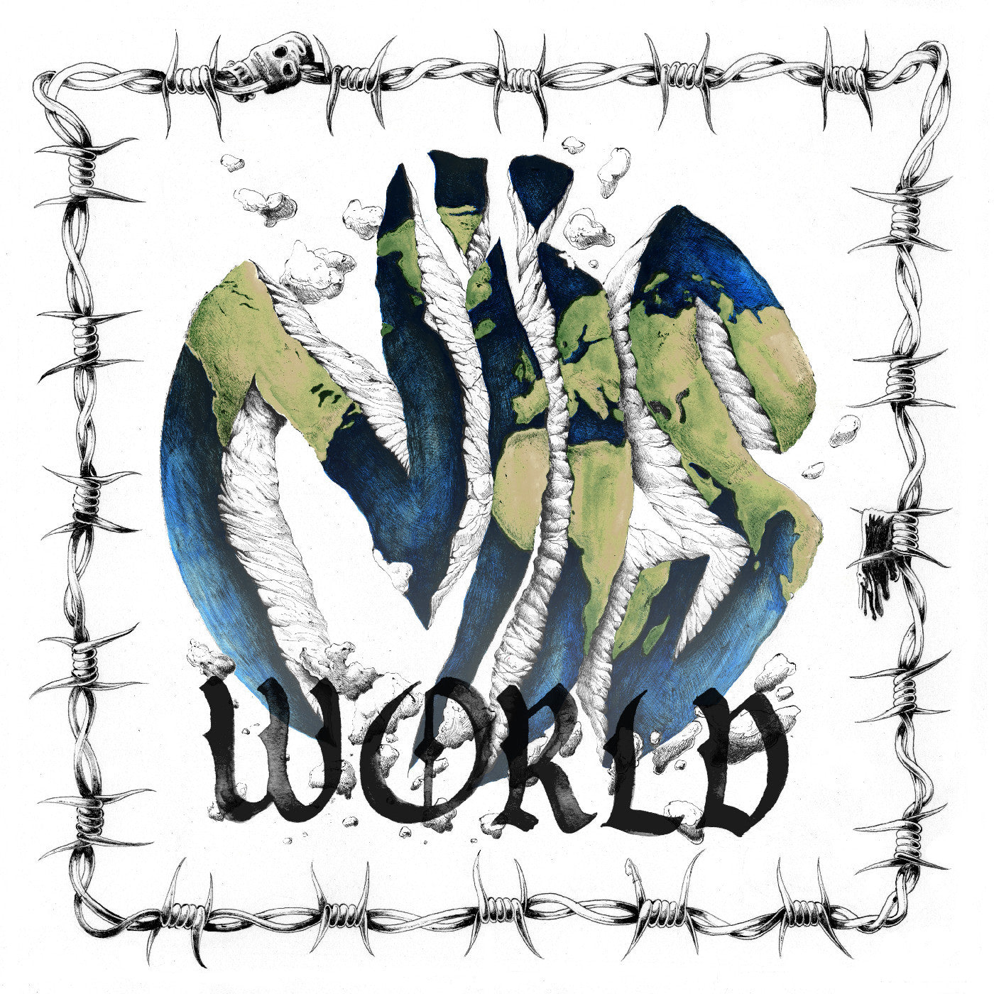NIIS - NIIS WORLD (BLUE, GREEN SPLATTER ON CLEAR VINYL)