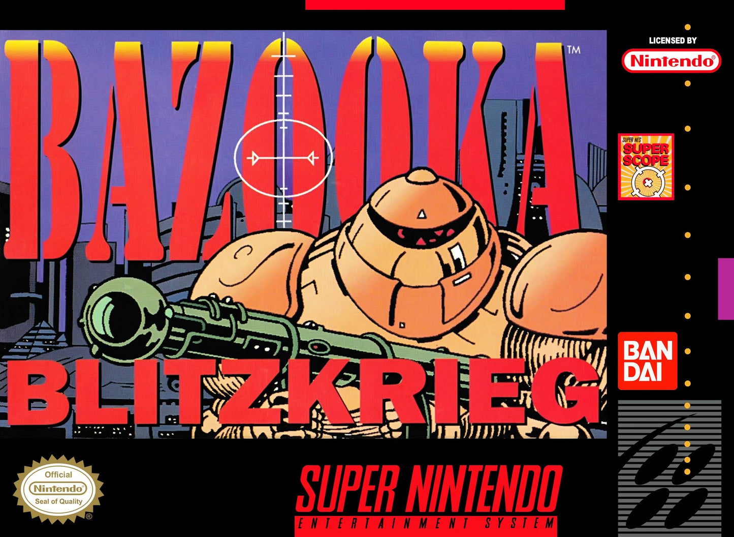 BAZOOKA BLITZKRIEG  - SNES