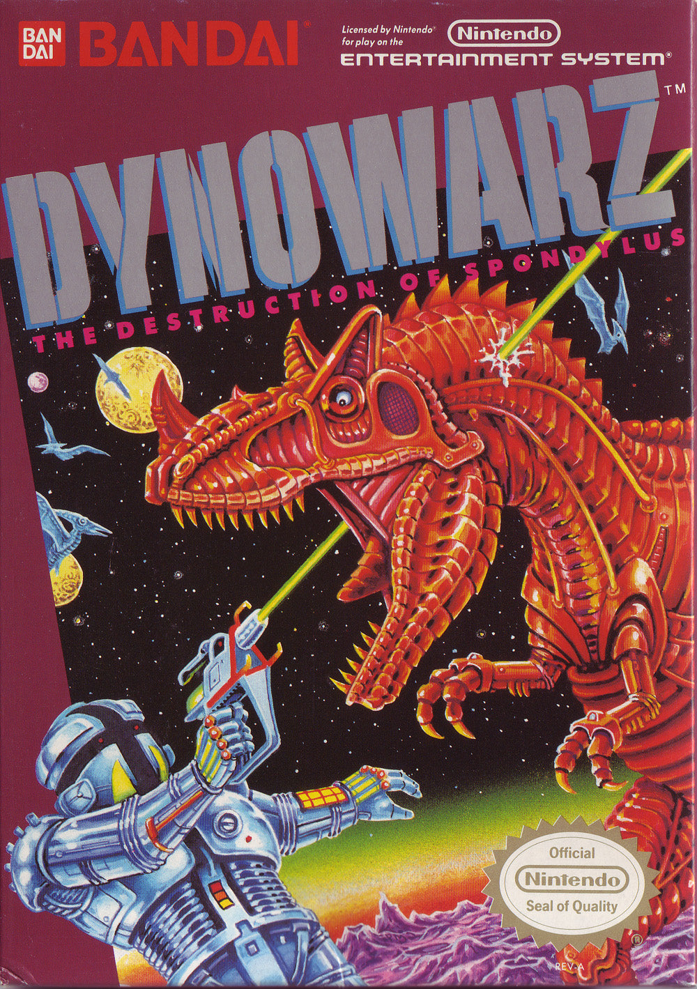 DYNOWARZ: THE DESTRUCTION OF SPONDYLUS  - NES