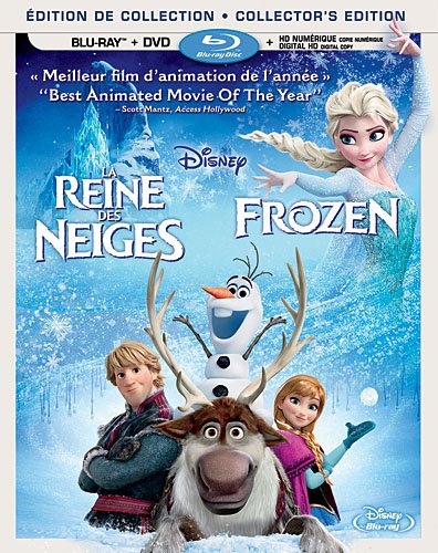 DVD FROZEN - COLLECTORS EDITION (BLU-RAY/DVD /DD)