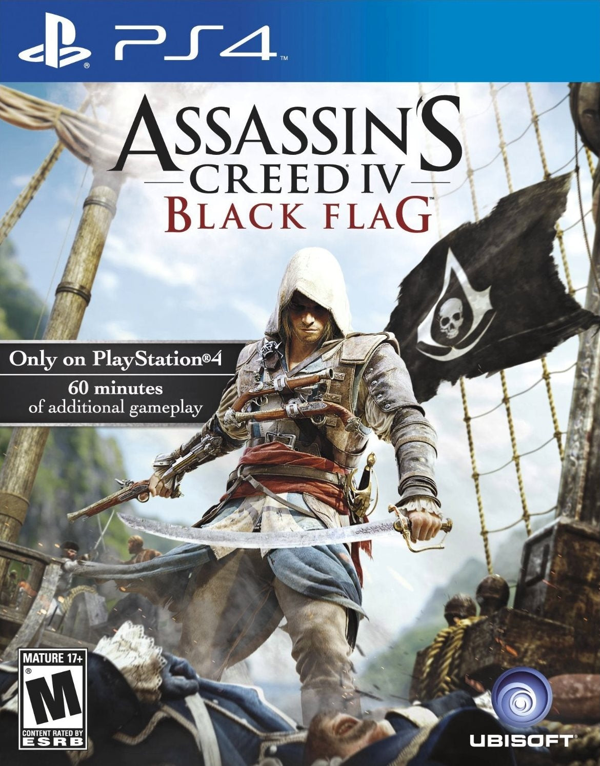 ASSASSIN'S CREED IV: BLACK (W/BOX & STAT  - PS4